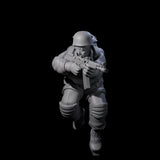 Weird War Tactical German Soldier E Miniature for Dungeons and Dragons, Pathfinder or other TTRPGs