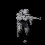 Weird War Tactical German Soldier E Miniature for Dungeons and Dragons, Pathfinder or other TTRPGs