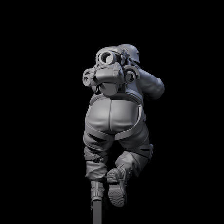 Weird War Tactical German Soldier E Miniature for Dungeons and Dragons, Pathfinder or other TTRPGs