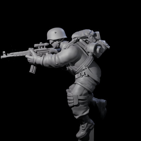 Weird War Tactical German Soldier E Miniature for Dungeons and Dragons, Pathfinder or other TTRPGs