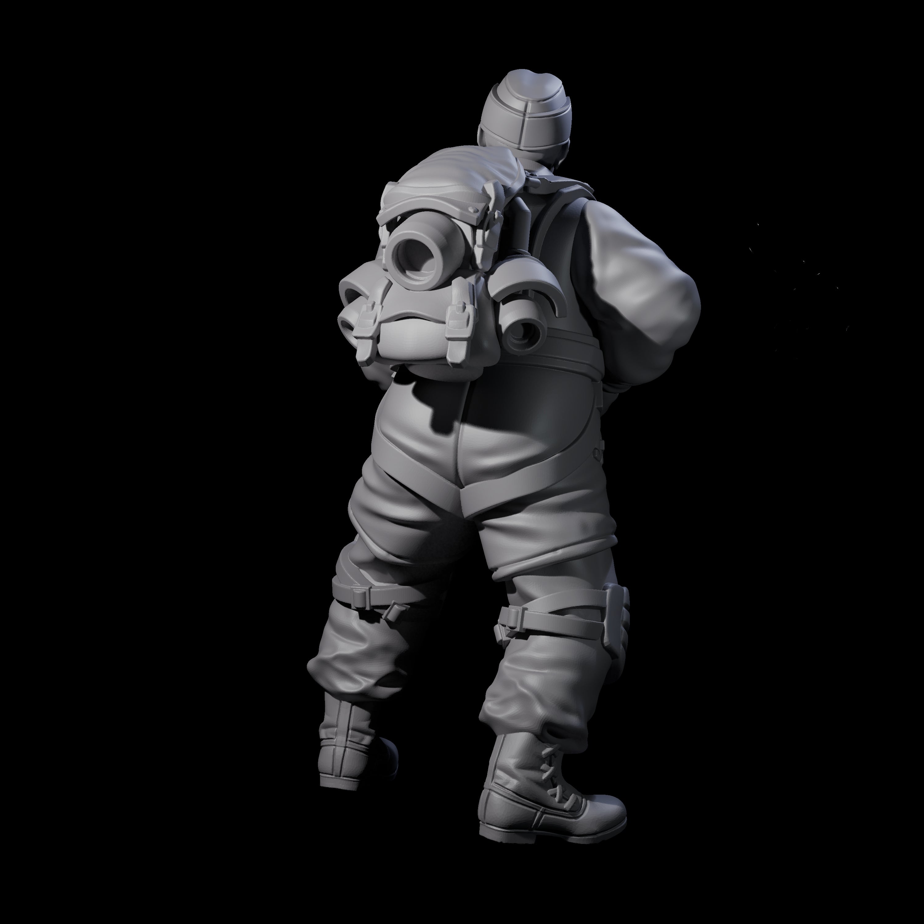 Weird War Tactical German Soldier F Miniature for Dungeons and Dragons, Pathfinder or other TTRPGs