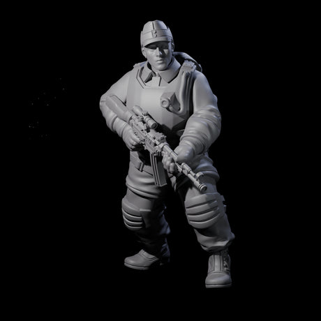 Weird War Tactical German Soldier F Miniature for Dungeons and Dragons, Pathfinder or other TTRPGs