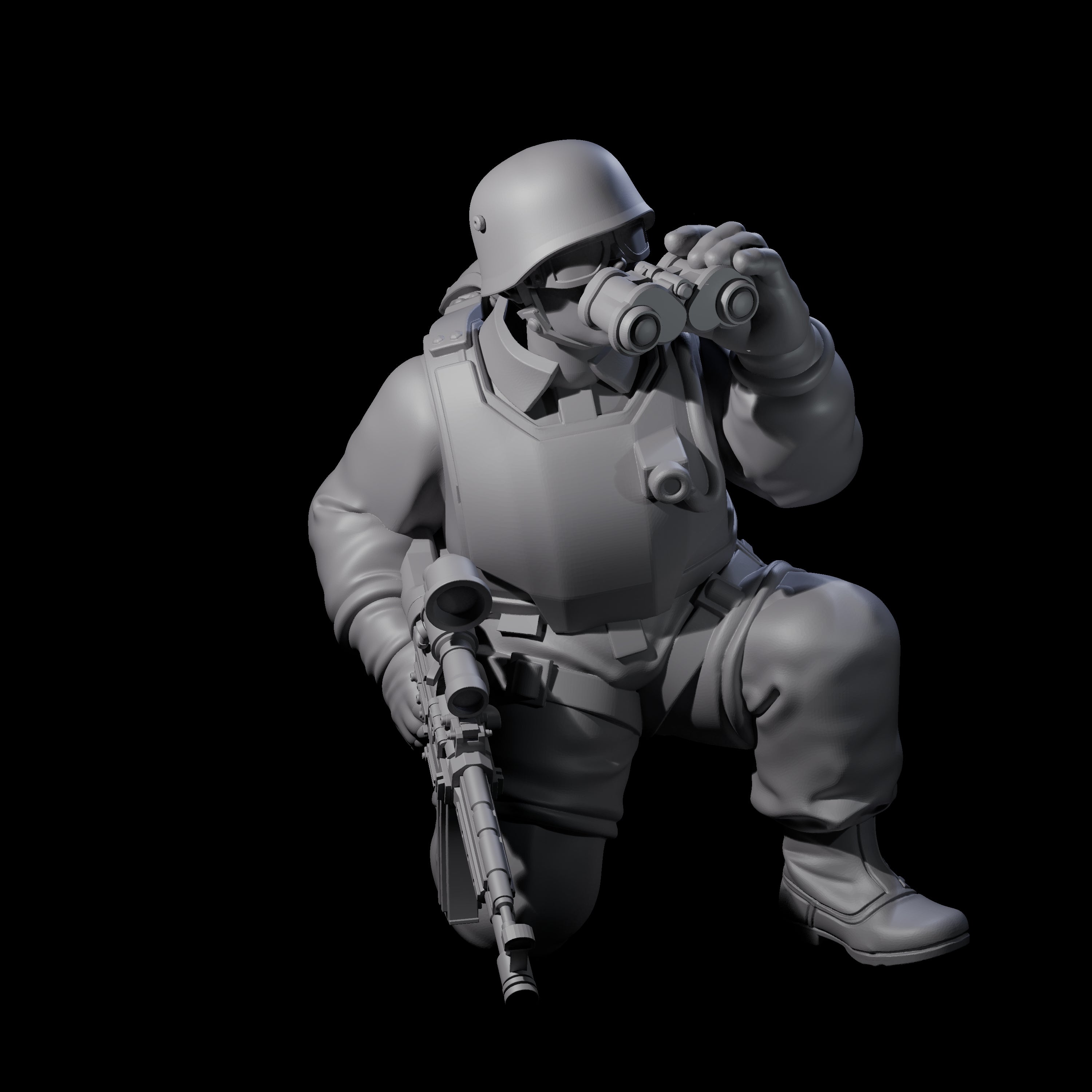 Weird War Tactical German Soldier G Miniature for Dungeons and Dragons, Pathfinder or other TTRPGs