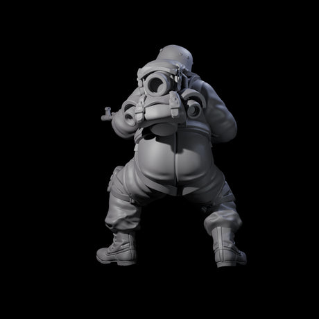 Weird War Tactical German Soldier I Miniature for Dungeons and Dragons, Pathfinder or other TTRPGs