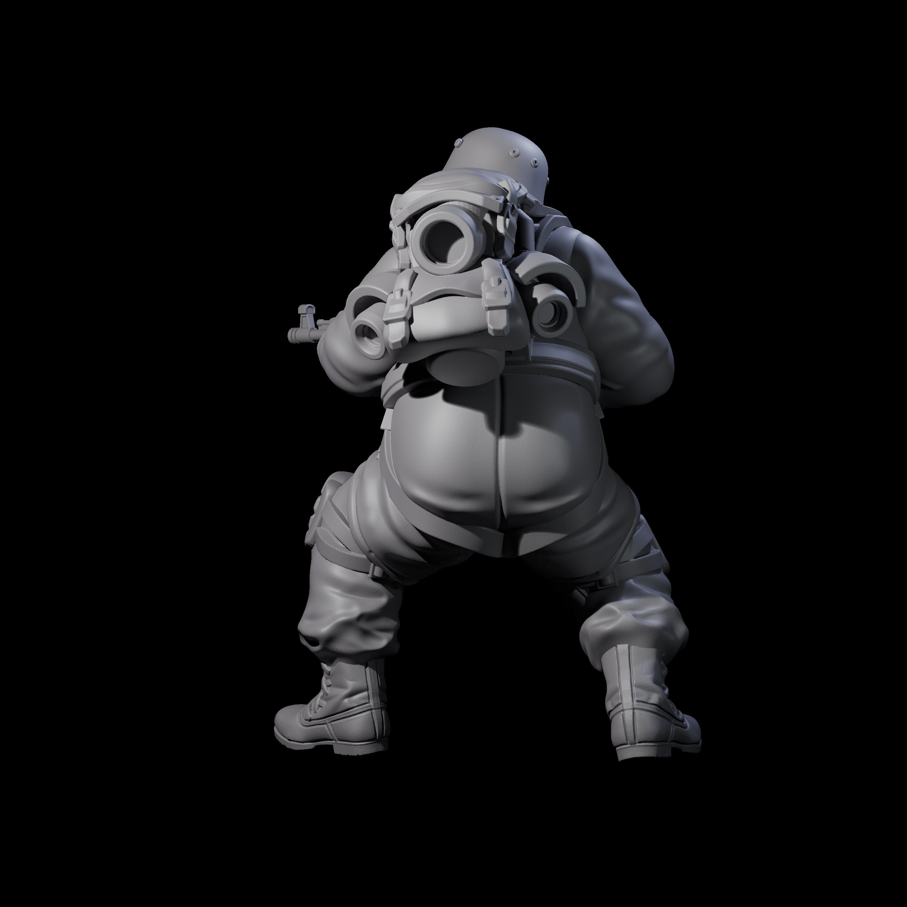 Weird War Tactical German Soldier I Miniature for Dungeons and Dragons, Pathfinder or other TTRPGs