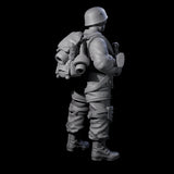 Weird War Tactical German Soldier J Miniature for Dungeons and Dragons, Pathfinder or other TTRPGs