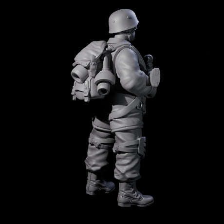 Weird War Tactical German Soldier J Miniature for Dungeons and Dragons, Pathfinder or other TTRPGs