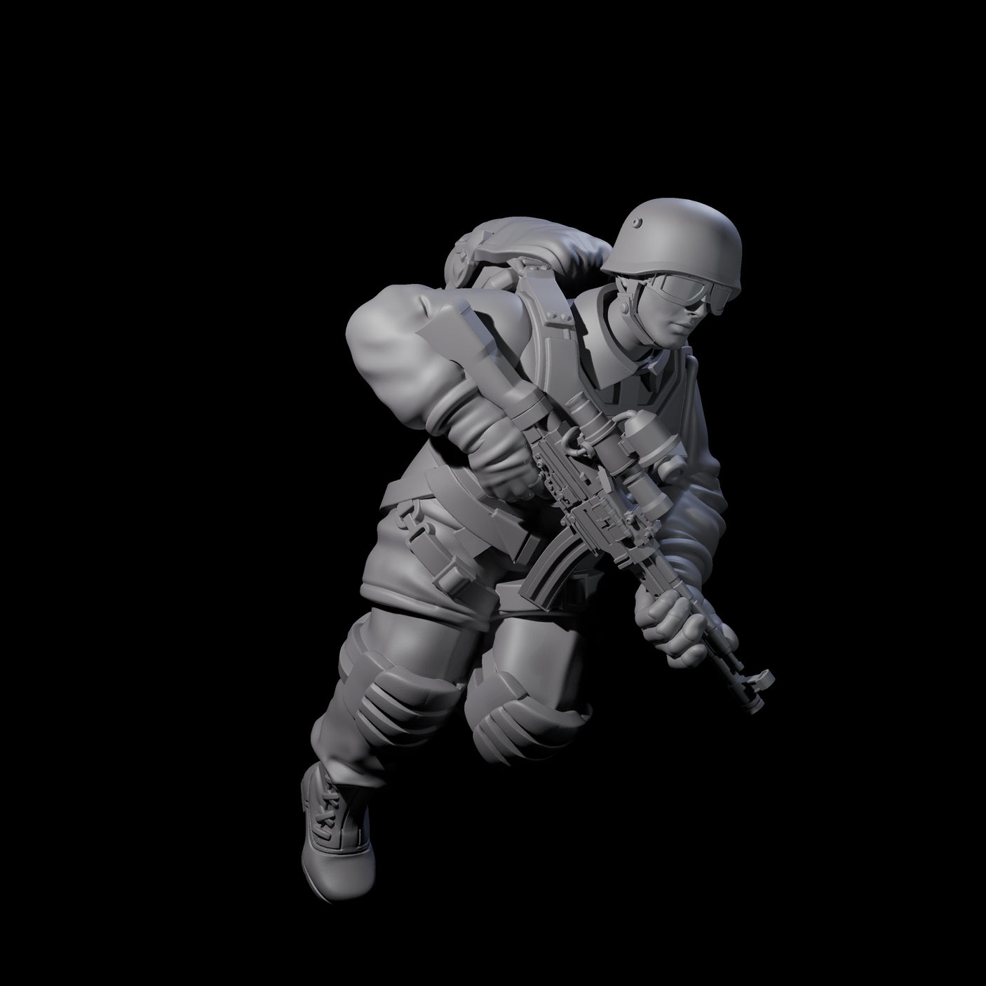 Weird War Tactical German Soldiers Miniature for Dungeons and Dragons, Pathfinder or other TTRPGs
