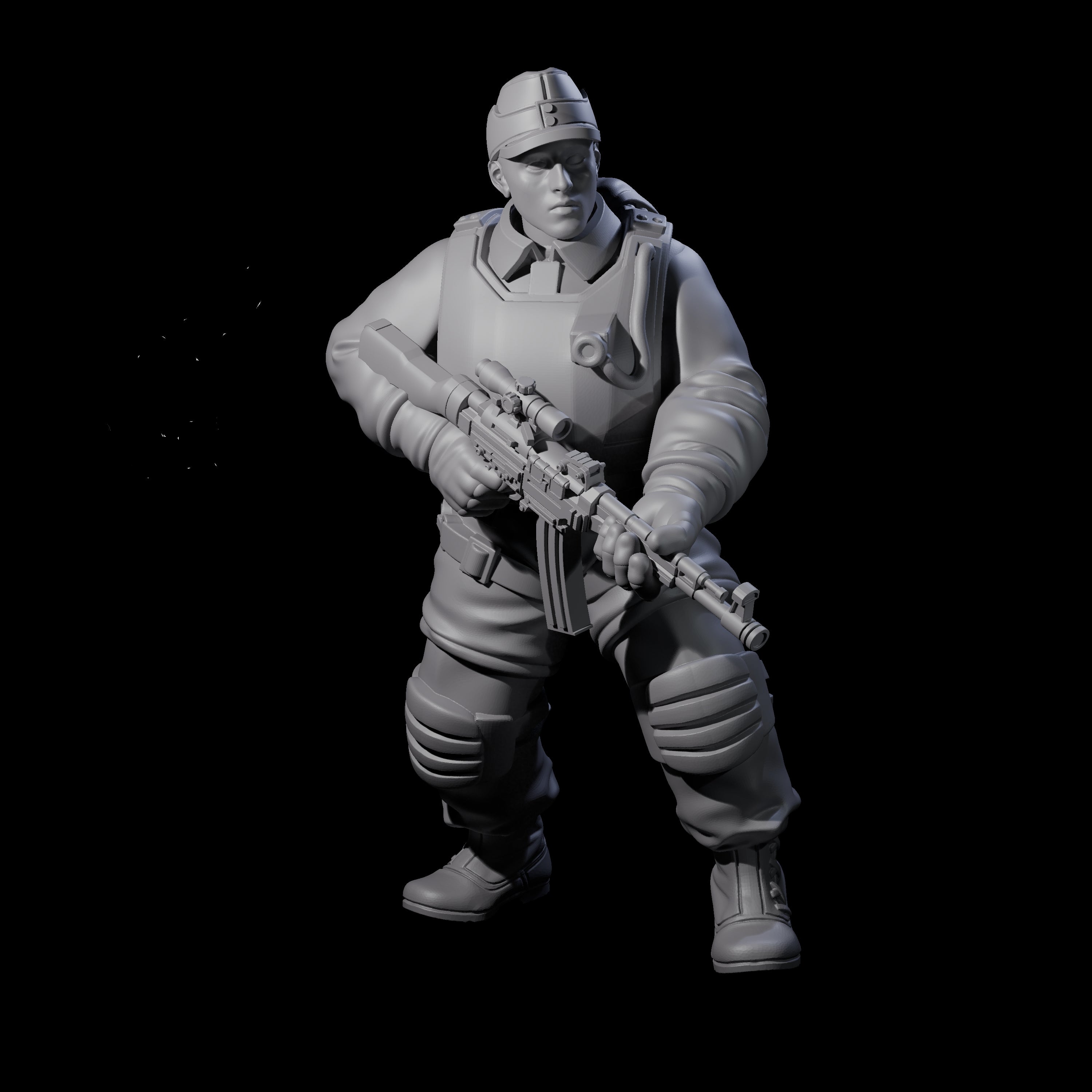 Weird War Tactical German Soldiers Miniature for Dungeons and Dragons, Pathfinder or other TTRPGs