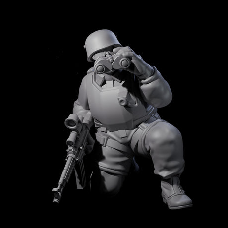 Weird War Tactical German Soldiers Miniature for Dungeons and Dragons, Pathfinder or other TTRPGs