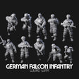 Weird War Tactical German Soldiers Miniature for Dungeons and Dragons, Pathfinder or other TTRPGs