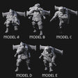 Weird War USA Blind Firing Jetpack Troopers Miniature for Dungeons and Dragons, Pathfinder or other TTRPGs