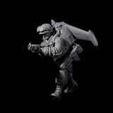 Weird War USA Diving Jetpack Rifleman A Miniature for Dungeons and Dragons, Pathfinder or other TTRPGs