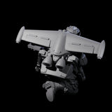 Weird War USA Diving Jetpack Rifleman F Miniature for Dungeons and Dragons, Pathfinder or other TTRPGs