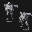 Weird War USA Scorched Jetpack Flamethrowers Miniature for Dungeons and Dragons, Pathfinder or other TTRPGs