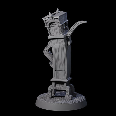 Welcoming Enchanted Grandfather Clock Miniature for Dungeons and Dragons, Pathfinder or other TTRPGs