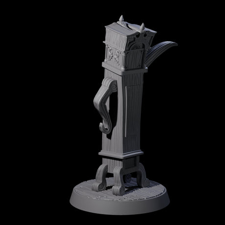 Welcoming Enchanted Grandfather Clock Miniature for Dungeons and Dragons, Pathfinder or other TTRPGs
