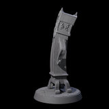Welcoming Enchanted Grandfather Clock Miniature for Dungeons and Dragons, Pathfinder or other TTRPGs