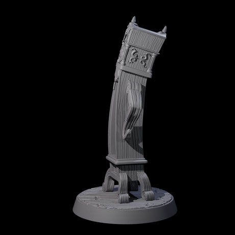 Welcoming Enchanted Grandfather Clock Miniature for Dungeons and Dragons, Pathfinder or other TTRPGs