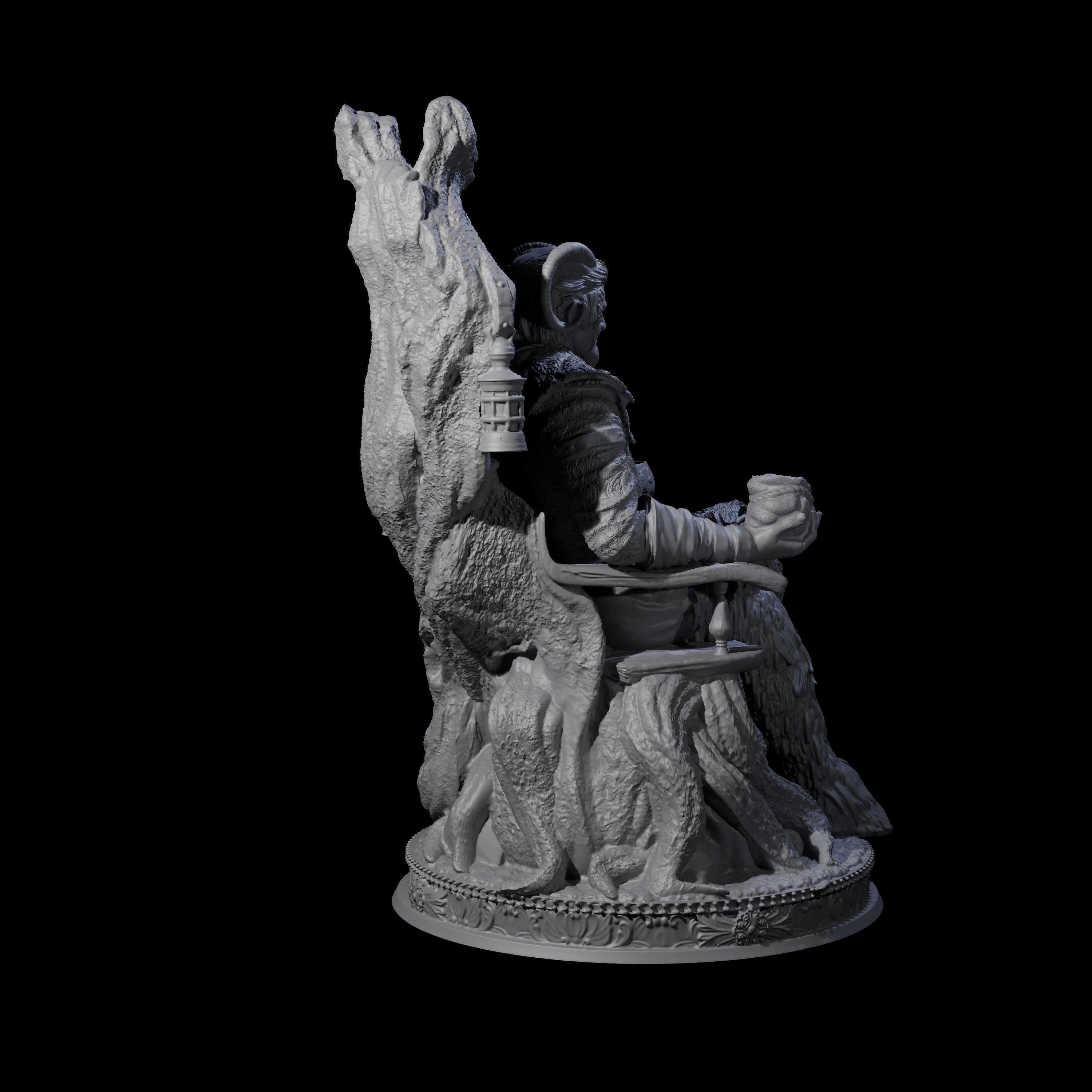 Welcoming Satyr Miniature for Dungeons and Dragons, Pathfinder or other TTRPGs