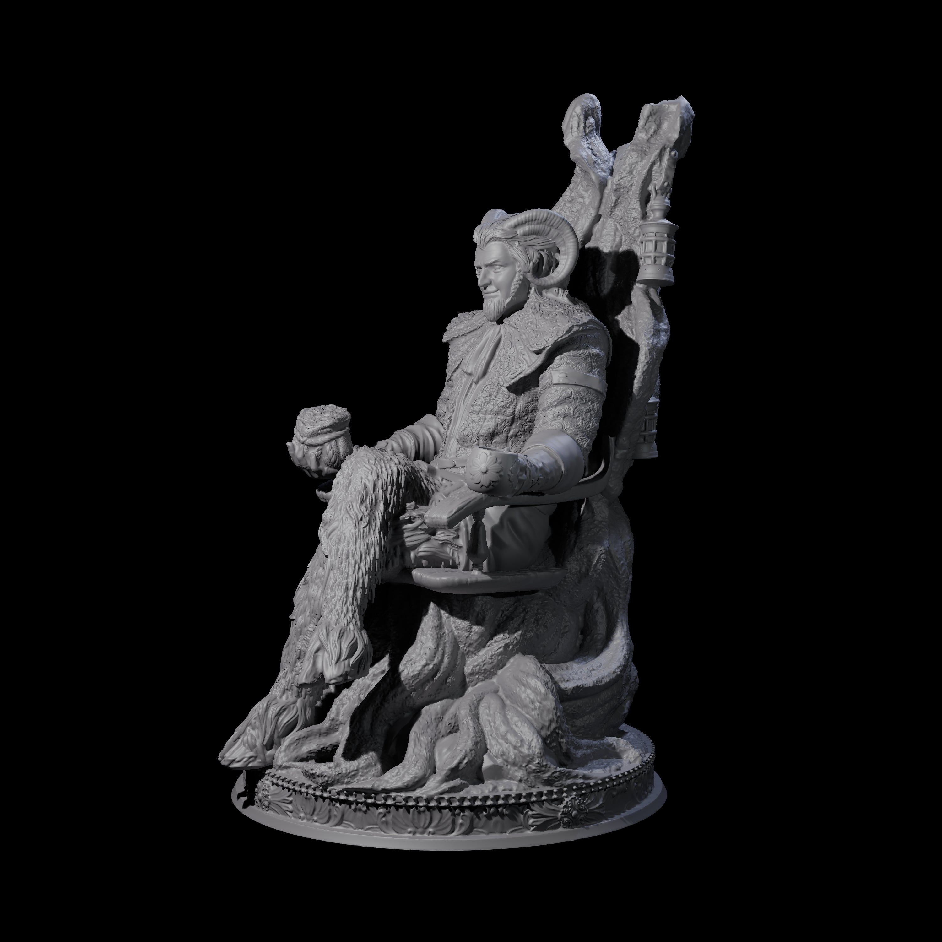 Welcoming Satyr Miniature for Dungeons and Dragons, Pathfinder or other TTRPGs