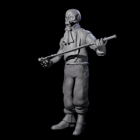 Well Behaved Skeleton Miniature for Dungeons and Dragons, Pathfinder or other TTRPGs