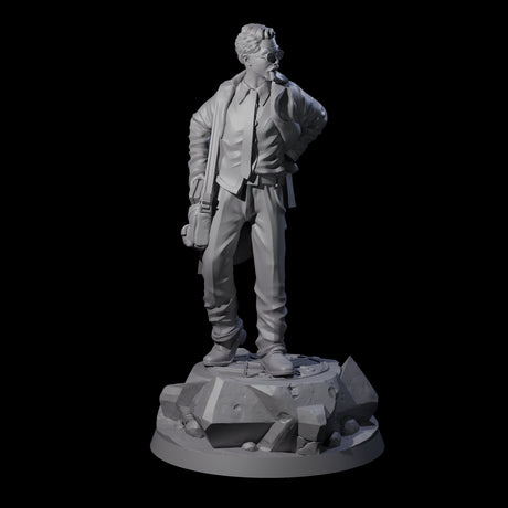 Well Packed Human Investigator Miniature for Dungeons and Dragons, Pathfinder or other TTRPGs