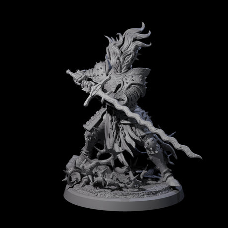 Well Trained Fire Elemental Myrmidon A Miniature for Dungeons and Dragons, Pathfinder or other TTRPGs