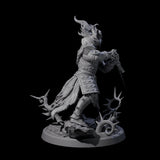 Well Trained Fire Elemental Myrmidon A Miniature for Dungeons and Dragons, Pathfinder or other TTRPGs