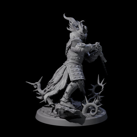 Well Trained Fire Elemental Myrmidon A Miniature for Dungeons and Dragons, Pathfinder or other TTRPGs
