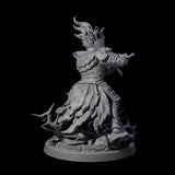 Well Trained Fire Elemental Myrmidon A Miniature for Dungeons and Dragons, Pathfinder or other TTRPGs