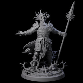 Well Trained Fire Elemental Myrmidon B Miniature for Dungeons and Dragons, Pathfinder or other TTRPGs