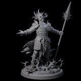 Well Trained Fire Elemental Myrmidon B Miniature for Dungeons and Dragons, Pathfinder or other TTRPGs