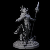 Well Trained Fire Elemental Myrmidon B Miniature for Dungeons and Dragons, Pathfinder or other TTRPGs
