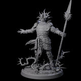 Well Trained Fire Elemental Myrmidon B Miniature for Dungeons and Dragons, Pathfinder or other TTRPGs