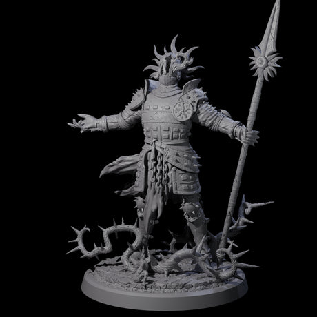 Well Trained Fire Elemental Myrmidon B Miniature for Dungeons and Dragons, Pathfinder or other TTRPGs