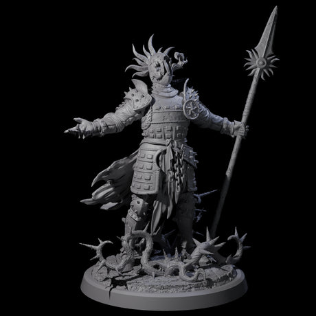 Well Trained Fire Elemental Myrmidon B Miniature for Dungeons and Dragons, Pathfinder or other TTRPGs