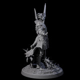 Well Trained Fire Elemental Myrmidon B Miniature for Dungeons and Dragons, Pathfinder or other TTRPGs