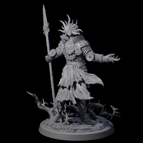 Well Trained Fire Elemental Myrmidon B Miniature for Dungeons and Dragons, Pathfinder or other TTRPGs