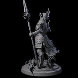 Well Trained Fire Elemental Myrmidon B Miniature for Dungeons and Dragons, Pathfinder or other TTRPGs