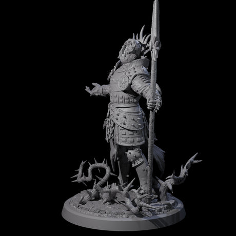 Well Trained Fire Elemental Myrmidon B Miniature for Dungeons and Dragons, Pathfinder or other TTRPGs