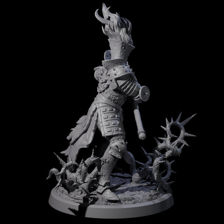 Well Trained Fire Elemental Myrmidon C Miniature for Dungeons and Dragons, Pathfinder or other TTRPGs