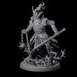 Well Trained Fire Elemental Myrmidon D Miniature for Dungeons and Dragons, Pathfinder or other TTRPGs