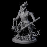 Well Trained Fire Elemental Myrmidon D Miniature for Dungeons and Dragons, Pathfinder or other TTRPGs