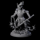 Well Trained Fire Elemental Myrmidon D Miniature for Dungeons and Dragons, Pathfinder or other TTRPGs