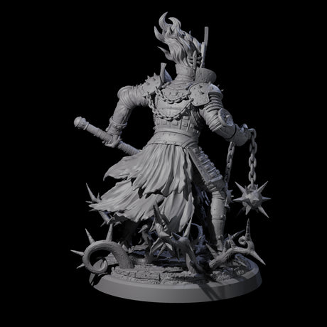 Well Trained Fire Elemental Myrmidon D Miniature for Dungeons and Dragons, Pathfinder or other TTRPGs