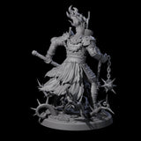 Well Trained Fire Elemental Myrmidon D Miniature for Dungeons and Dragons, Pathfinder or other TTRPGs