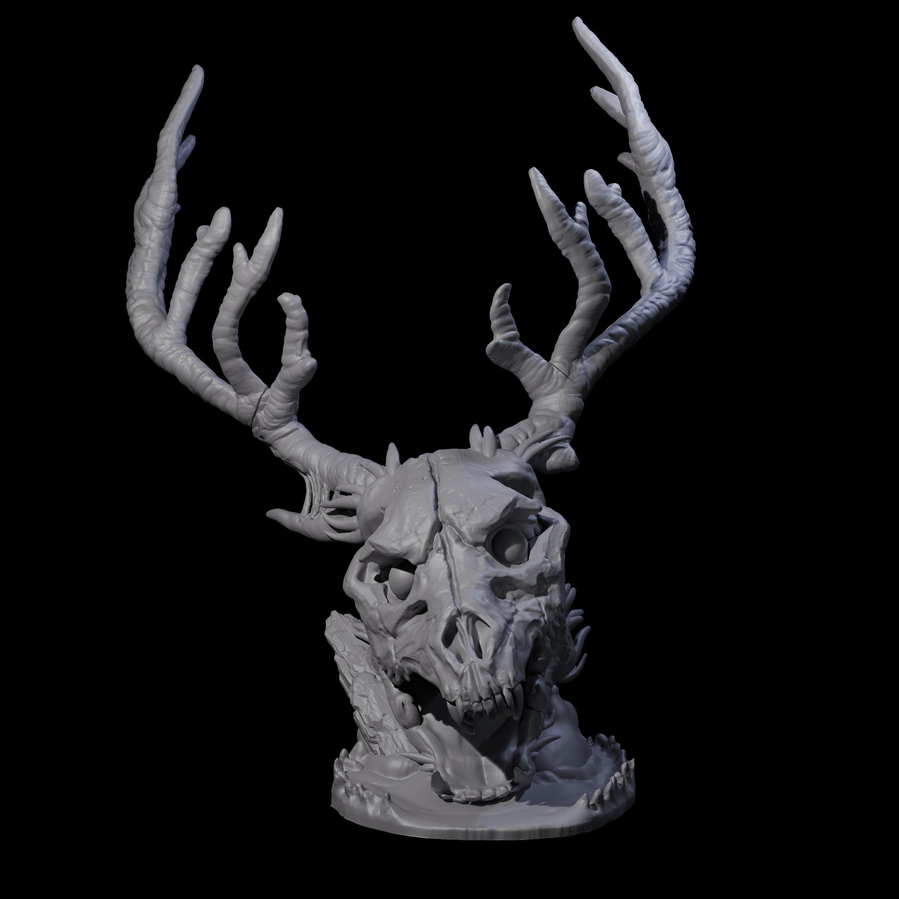 Wendigo Skull Dice Tower Miniature for Dungeons and Dragons, Pathfinder or other TTRPGs