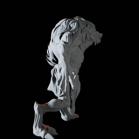 Werewolf A Miniature for Dungeons and Dragons, Pathfinder or other TTRPGs