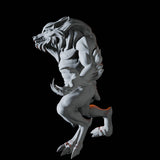 Werewolf A Miniature for Dungeons and Dragons, Pathfinder or other TTRPGs